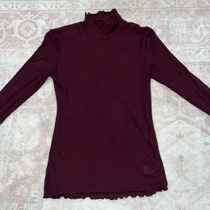 Tahari Burgundy Long Sleeve
